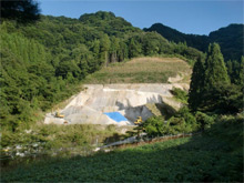 Reforestation after mining activity has ceased