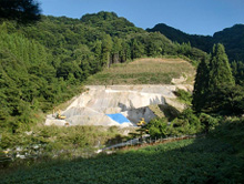 Reforestation after mining activity has ceased