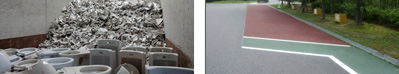 Sanitary ware scrap recycling