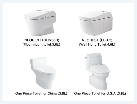 Status of marketing sales of 4.8 liter toilets(Overseas)