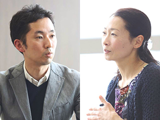インタビューの様子