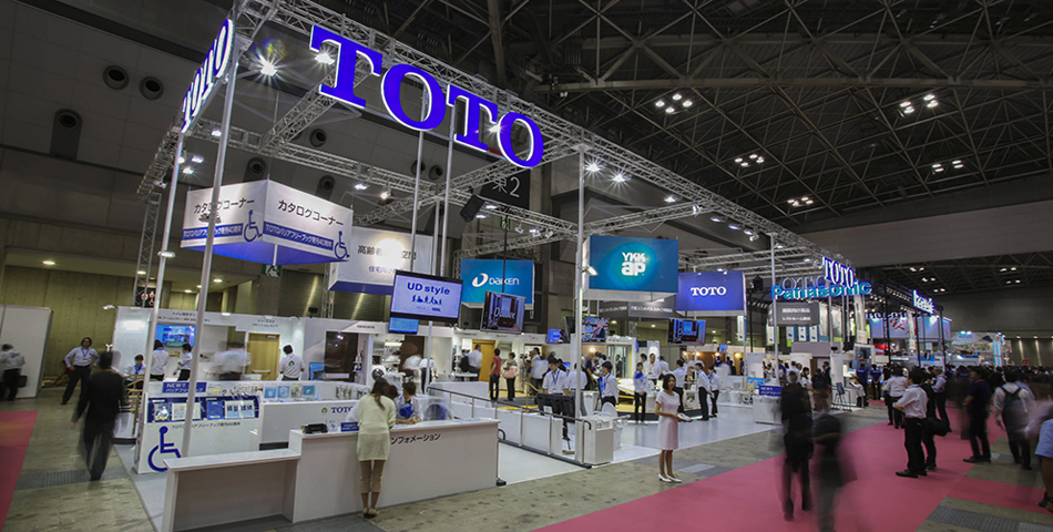 第41回国際福祉機器展 H.C.R.2014　TOTOブース全景