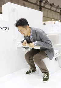 前方ボードの使い勝手を確認